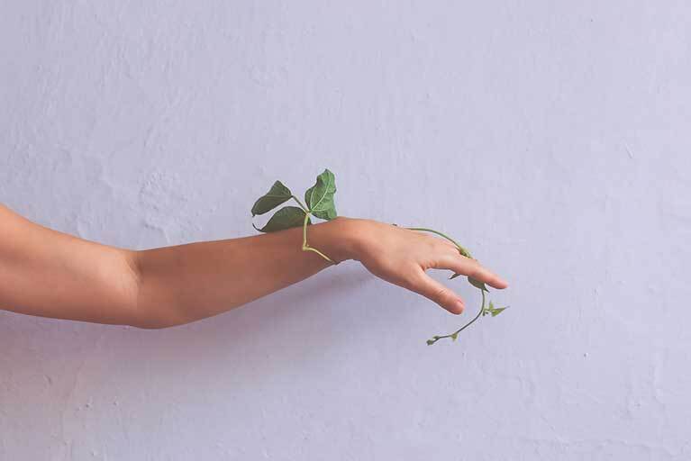 Pflanze am Handgelenk: Warzen am Arm